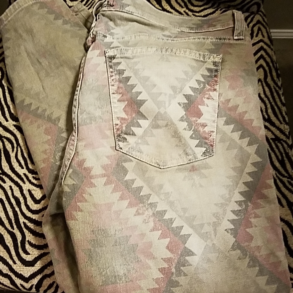 Current/Elliot southwestern print skinnie